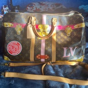 RARE Louis Vuitton Trunks Keepall Bandouliere 50
